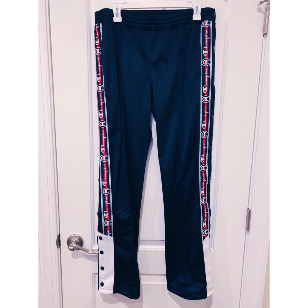 Champion Reverse Weave Popper Taped Track Pants